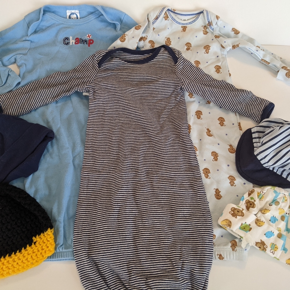 Baby boy nightgown bundle